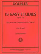 Progress In Flute Playing, Op. 33 - Vol. I : 15 Easy Studies.