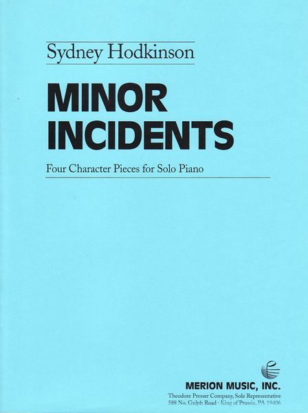 Minor Incidents : For Piano.