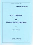 Six Dances In Trois Movements, Op. 433 : Pour Deux Pianos.