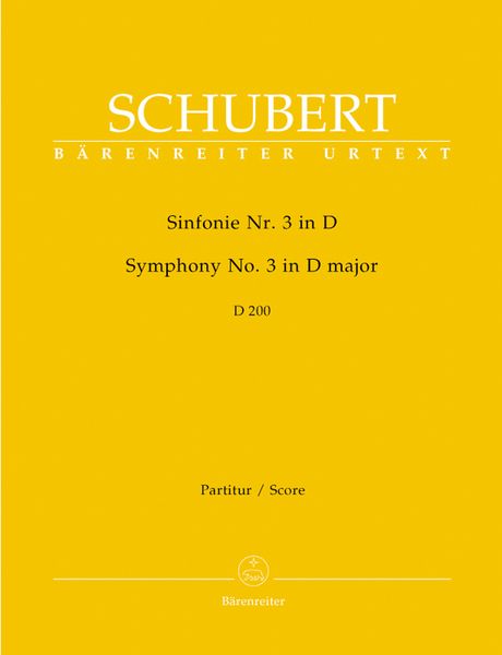 Symphony No. 3 In D Major, D. 200.