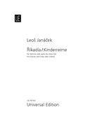 Kinderreine Rikadla (Children's Rhymes) : For Solo Voice Or 6-9 Voices, Piano and Viola.