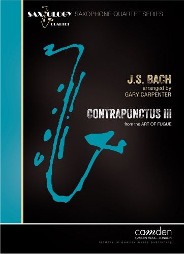 Contrapunctus III : For Saxophone Quartet / arr. by Gary Carpenter.