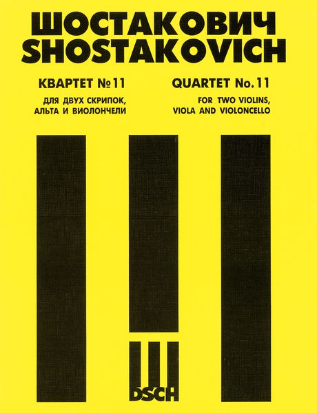 Quartet No. 11 : For Two Violins, Viola and Violoncello, Op. 122 (1966).