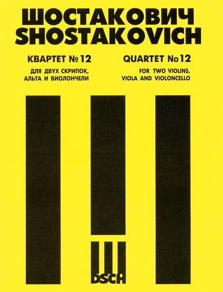 Quartet No. 12 : For Two Violins, Viola and Violoncello, Op. 133 (1968).