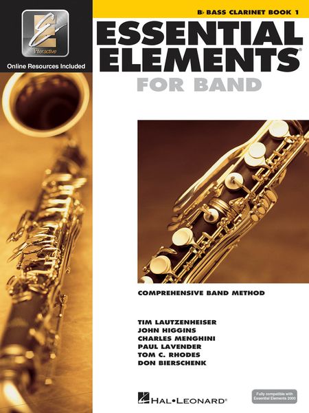 Essential Elements 2000, Book 1 : For Bass Clarinet.