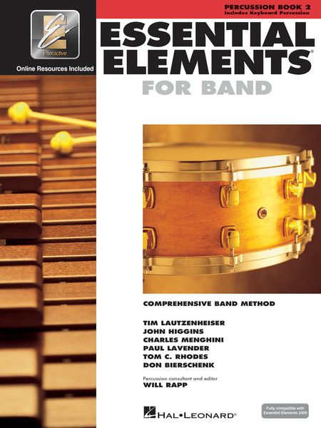 Essential Elements 2000, Book 2 : For Percussion - With EEI.