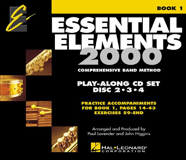 Essential Elements 2000, Book 1 : Play Along Trax - 3-CD Set.