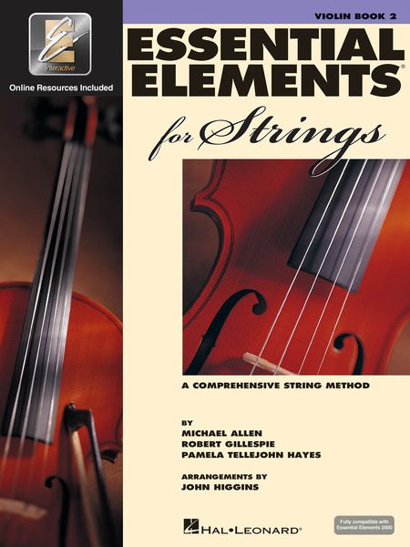 Essential Elements 2000 For Strings, Book 2 : For Violin - With EEI.