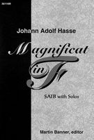 Magnificat In F : For SATB Chorus, Soloists and Keyboard / edited by Martin Banner.