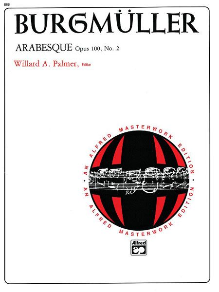 Arabesque, Op. 100 No. 2 : For Piano.