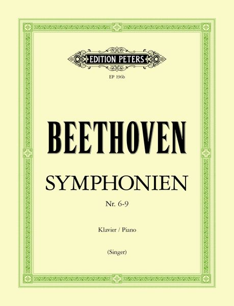 Symphonies, Vol. 2 No. 6-9 : For Piano Two Hands.