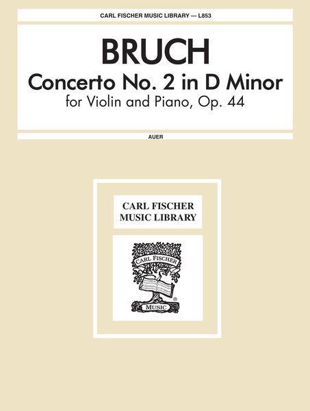 Concerto No. 2 In D Minor, Op. 44 : For Violin and Orchestra - reduction For Violin and Piano.