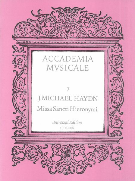 Missa Sancti Hieronymi / edited by Marius Flothius and Charles H. Sherman.