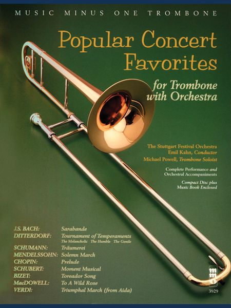 Popular Concert Favorites With Orchestra : For Trombone.