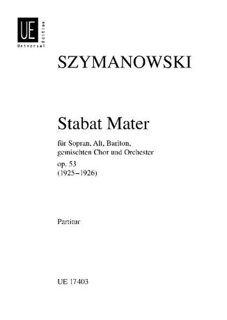 Stabat Mater, Op. 53.