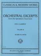 Orchestral Excerpts From The Symphonic Repertoire For Clarinet, Vol. III.