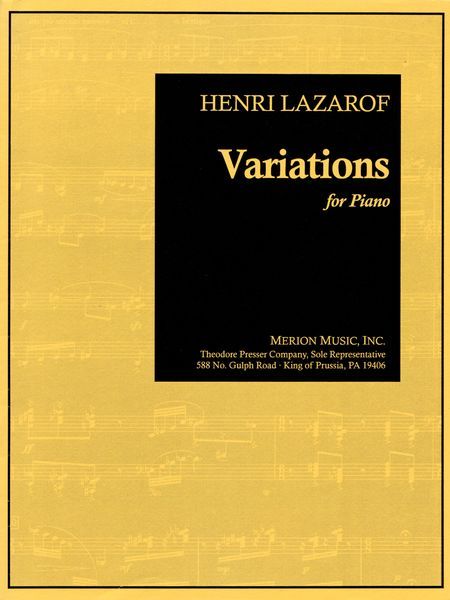 Variations : For Piano (2004).