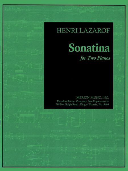 Sonatina : For Two Pianos (2002).