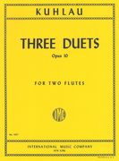 Three Duets, Op. 10 : For Two Flutes.