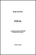 Folia : For Double Bass and Optional Electronics (1994-95).