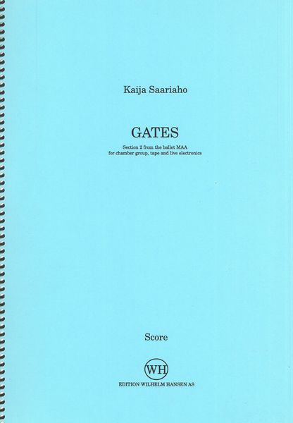 Gates : For Flute, Harpsichord, Cello and Live Electronics.