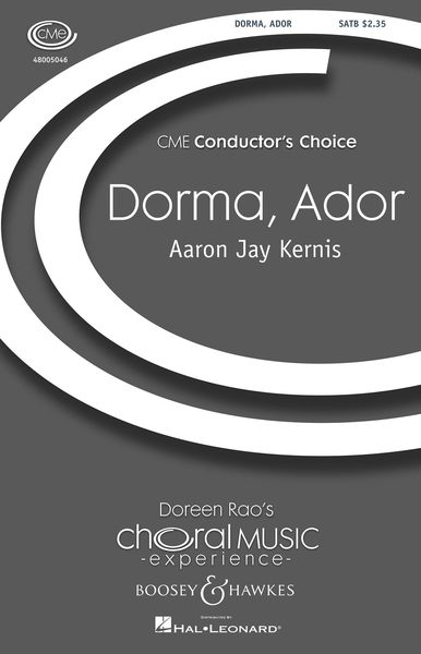 Dorma, Ador : For SATB Chorus.