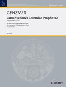 Lamentationes Jeremiae Prophetae : For Male Choir (Ttbarbarbb) and Organ (1995/2003).