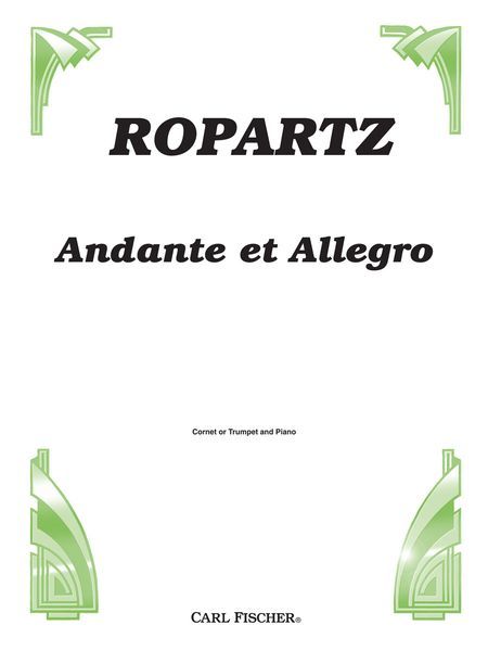 Andante and Allegro : For Trumpet and Piano.