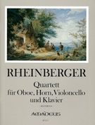 Quartett : Für Oboe, Horn, Violoncello und Klavier / edited by Kurt Meier.