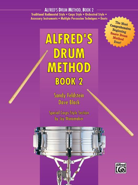 Alfred's Drum Method - Book 2 (Book).