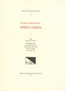 Opera Omnia, Vol. 1 : Missae Quatuor Vocum.