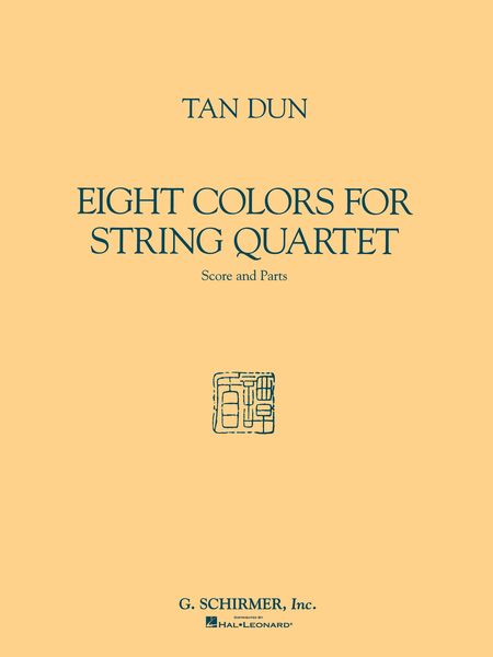 Eight Colors : For String Quartet (1986-88).