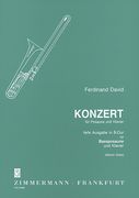 Konzert : Für Posaune und Klavier, Op. 4, B Major.