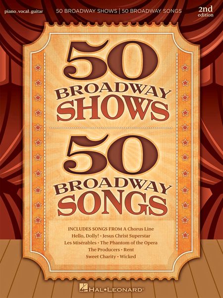 Fifty Broadway Shows, Fifty Broadway Songs.