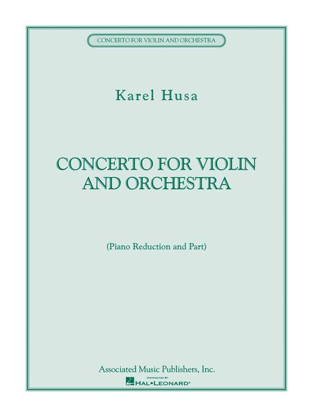 Concerto : For Violin And Orchestra - Piano Reduction.