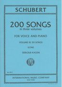 200 Songs, Vol. III : For Low Voice and Piano.