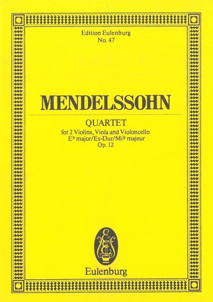 String Quartet No. 1, Op. 12.