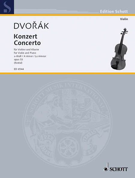 Concerto In A Minor, Op. 53 : For Violin / edited by Max Rostal.