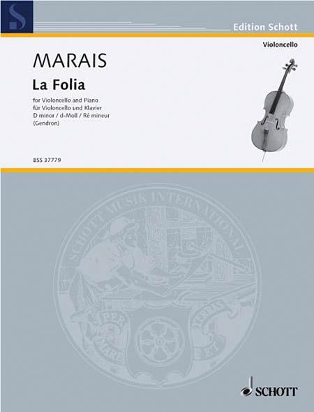 Folia : For Violoncello and Piano / Transcription by Maurice Gendron.