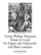 Sonate In F-Moll : Für Fagott Oder Violoncello und Basso Continuo / Winfried Michel.