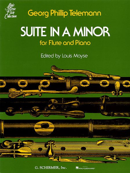 Suite In A Minor : For Flute and Piano / arranged by Louis Moyse.