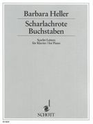 Scharlachrote Buchstaben : For Piano (1984).