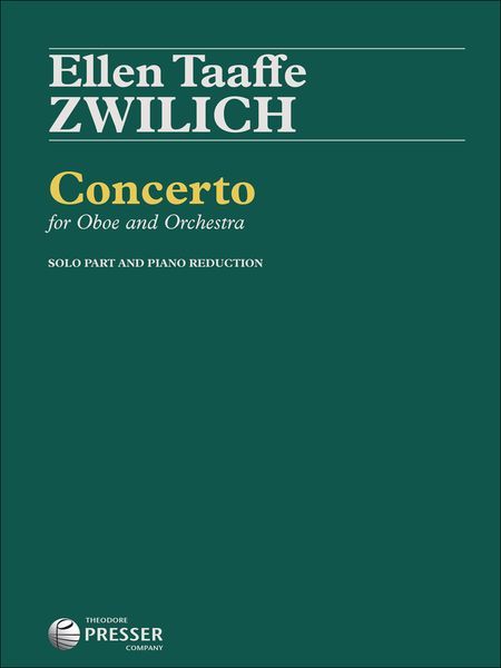Concerto : For Oboe and Orchestra.