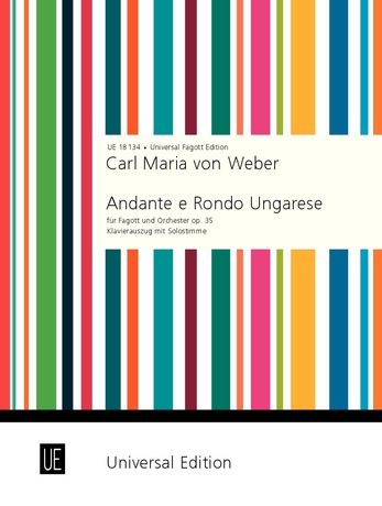 Andante E Rondo Ungarese, Op. 35 : For Bassoon & Orchestra - Piano reduction.