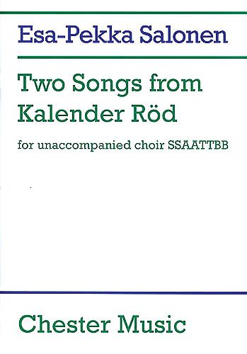 Two Songs From Kalendar Röd : For Unaccompanied Choir Ssaattbb.