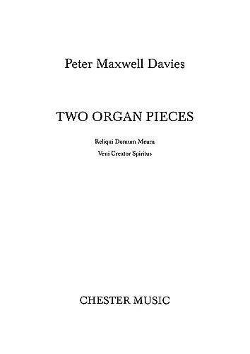 Two Organ Pieces.