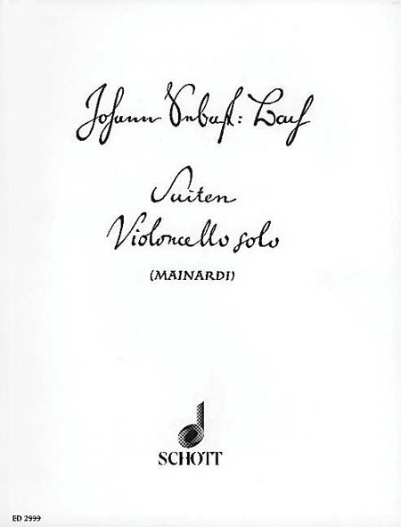 Six Suites : For Cello Solo (Mainardi).