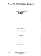 Concerto In A Minor, BWV 1065 : For Four Harpsichords and Strings - Harpsichord I Part.