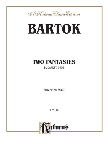Two Fantasies : For Piano.