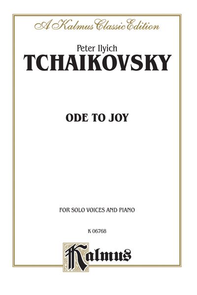 Ode To Joy : For Solo Voices And Piano.